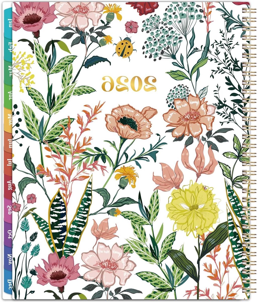 Planner 2026 - Agenda Wekelijks Maandelijks - Afspraken Plannen - A4 Formaat - 27.7 cm breed - Meerkleurig