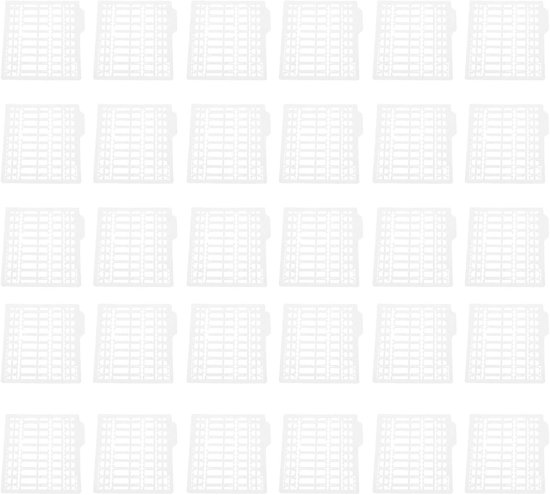 Aasstoppers Vislijn - Boilie Stoppers - Karpervissen Fixeren - Afneembaar Plastic - 30 stuks - Wit — afbeelding 4