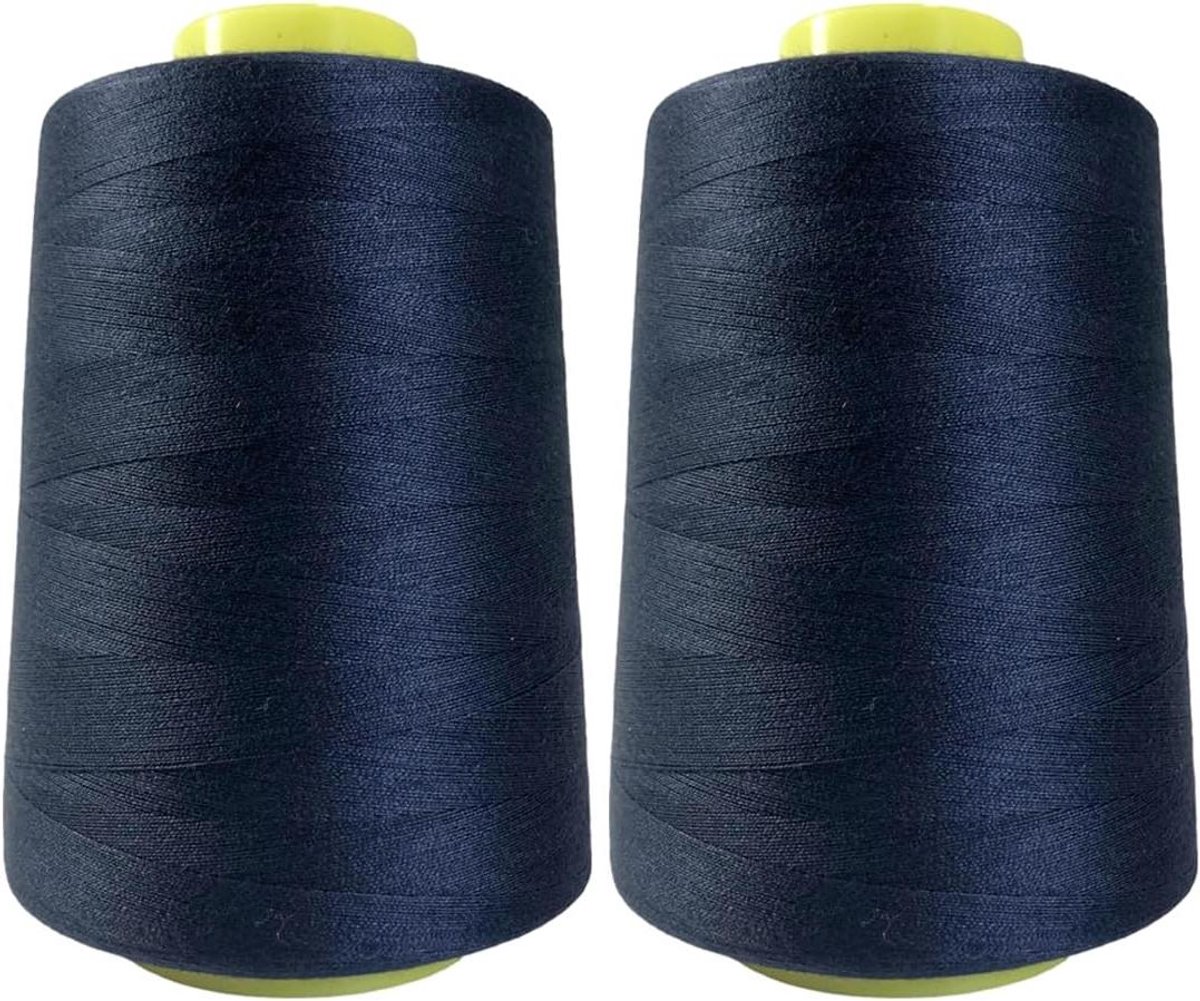 Naaigaren Spoelen - Polyester Garen - Naaien en Repareren - Hoge Weerstand - 4500 meter per rol - Blauw