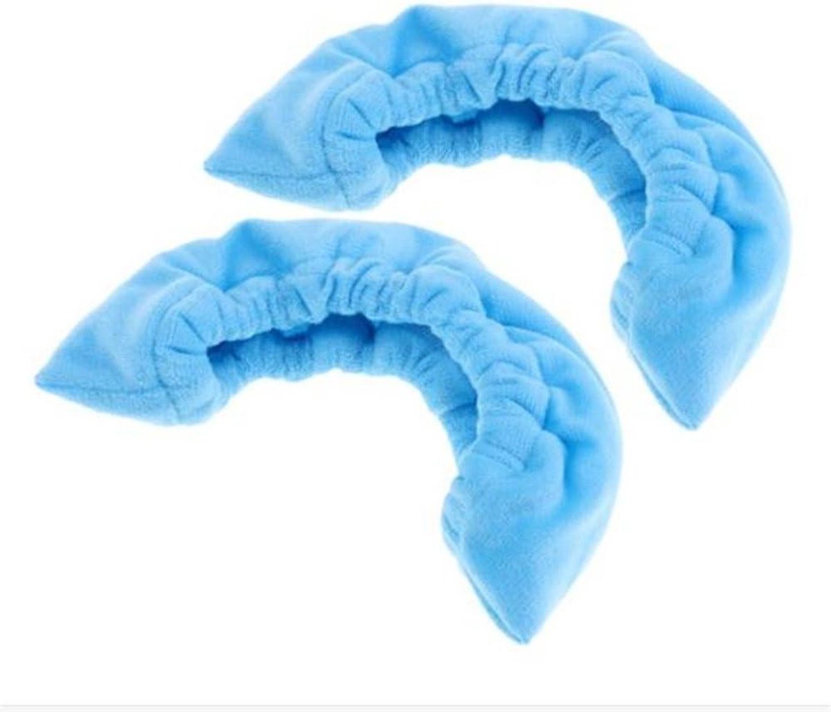 Schaatsschoenhoezen - Schaatsbeschermers Mesjes - Schaatsen Beschermen - Absorberend Badstof - Tot 32cm - Lichtblauw