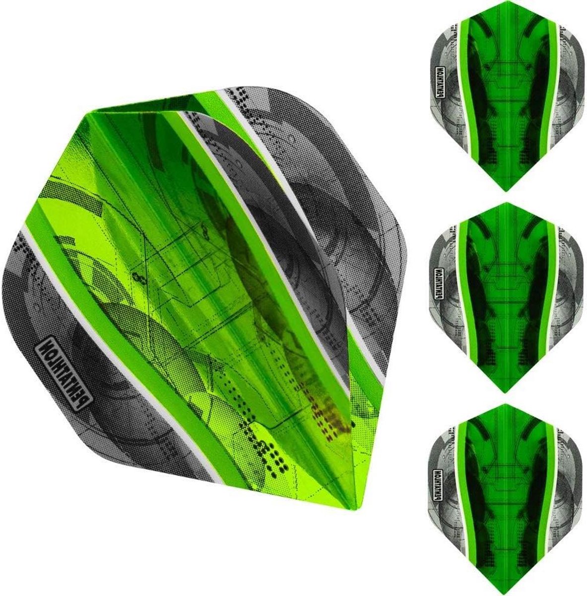 Dart Flights - Dartpijltjes Accessoires - Darts Spelen - Extra Sterk 100 Micron - 30 Stuks - Groen