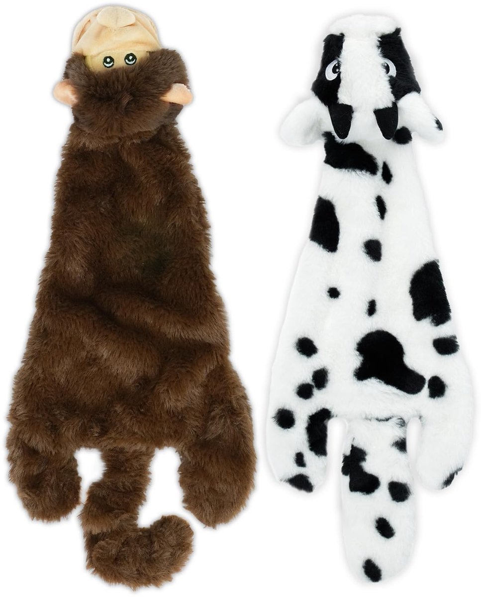 Pet Supplies 2-in-1 piepend hondenspeelgoed zonder vulling met zachte, duurzame stof voor kleine, middelgrote en grote huisdieren, voor indoor games, ondersteunt actief bijten en