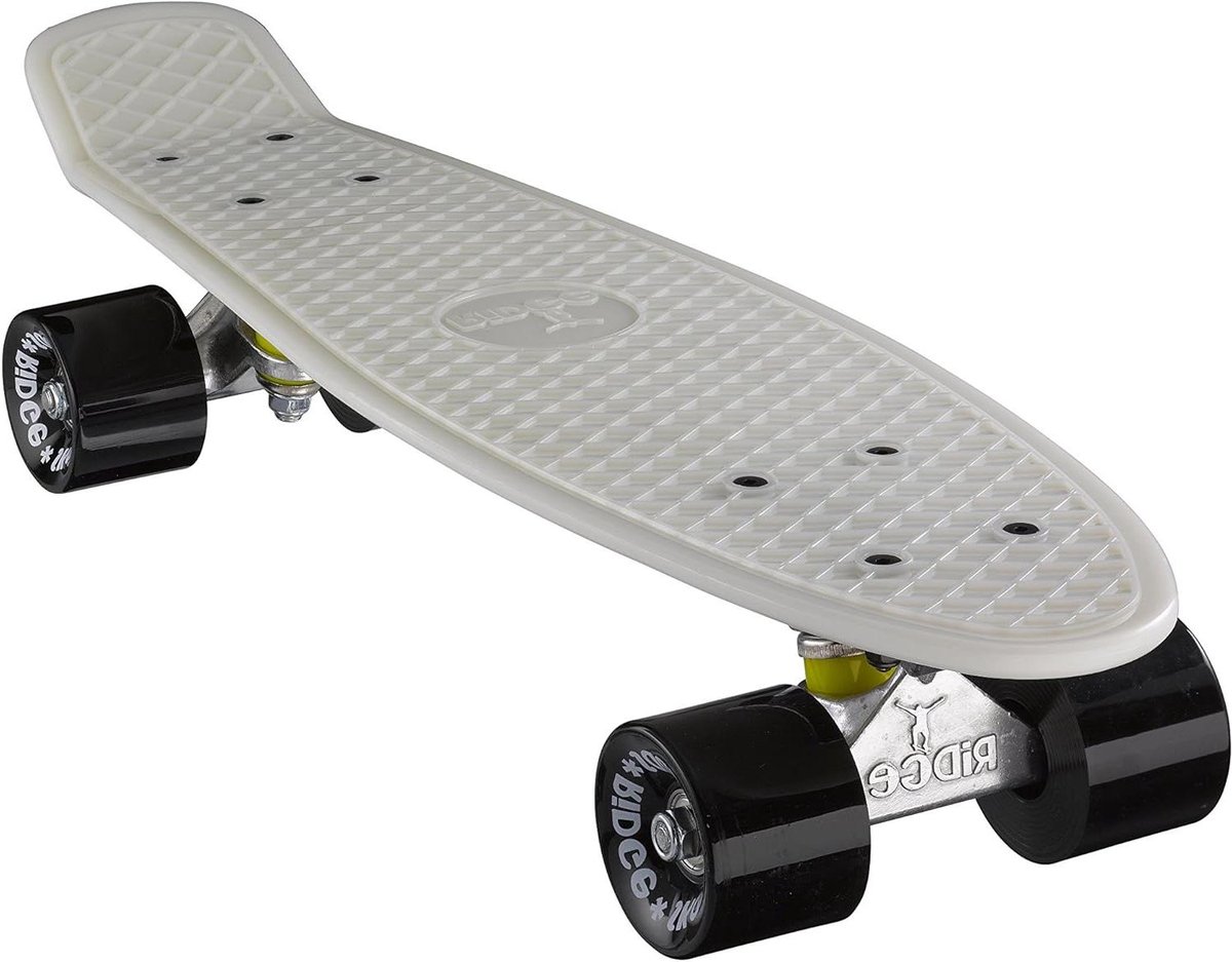 Mini Cruiser Skateboard Kunststof Board Stad Cruisen Glow in the Dark 55 cm