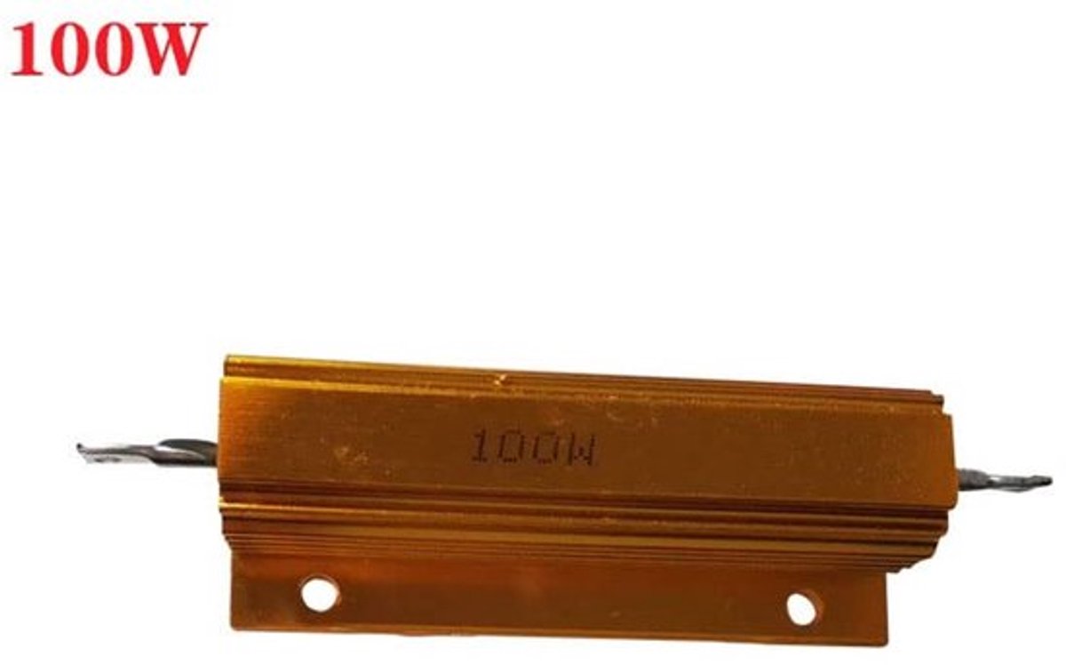Aladdien - Weerstand 470r - 100w Warmteafvoer - Aluminium Shell