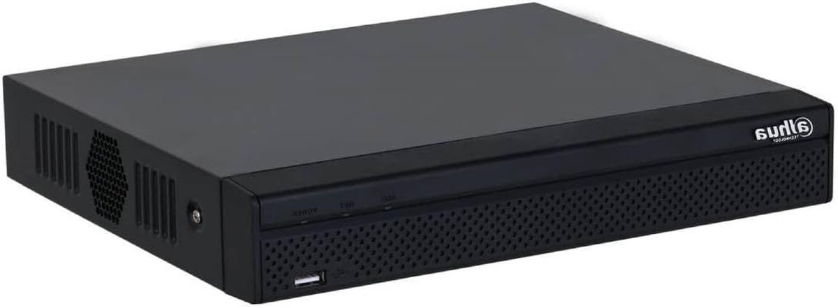IP Recorder - NVR Recorder - Bewakingsbeelden Opslaan - 4K Resolutie Ondersteuning - 24 x 33 x 5 cm - Zwart