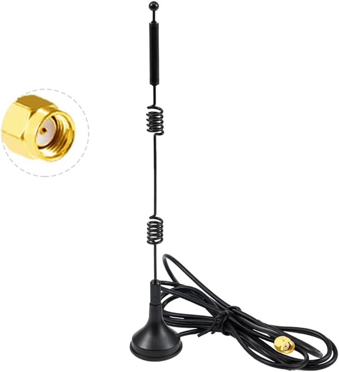 Dubbele Frequentie WiFi Antenne 2.4G 5G 5.8G 8dBi met Magnetische Basis voor Router en Netwerkkaart