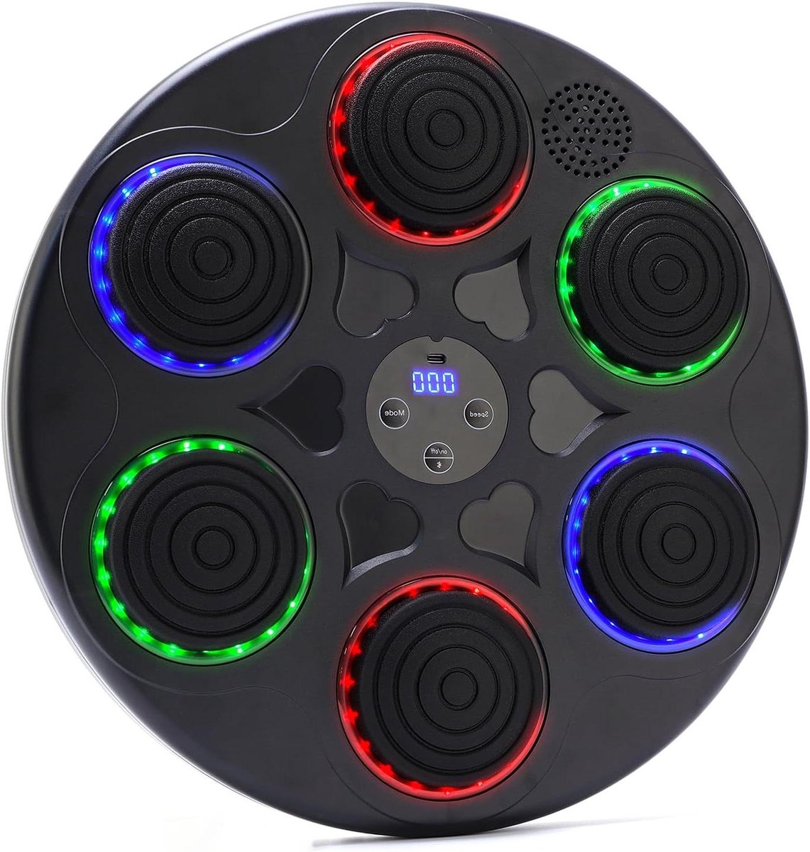 Muziek Boksmachine - Smart Box Doel - Thuis Workout - Bluetooth Muziek Integratie - Wandmontage - Zwart