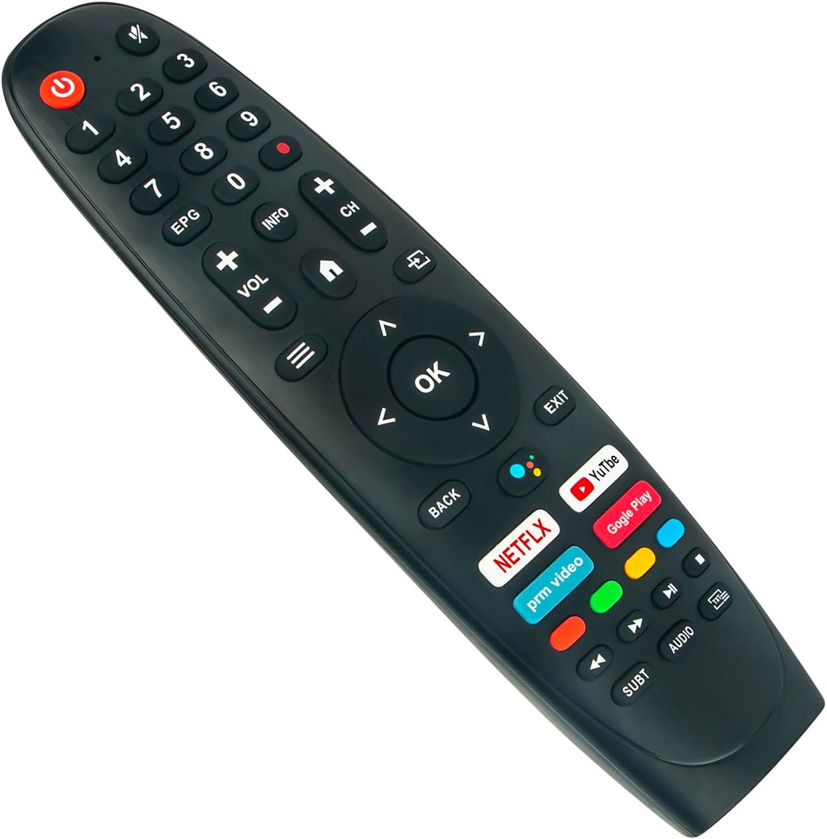 Afstandsbediening Vervangen - Universele Afstandsbediening TV Afstandsbediening - TV Bediening - Direct Gebruiksklaar - 16 x 4 x 1 cm