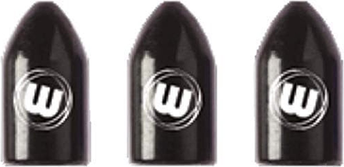 Dart Shaft Caps - Shaft Accessoires - Dart Stabiliteit Verbeteren - Voorkomt Bounce Outs - One Size - Zwart