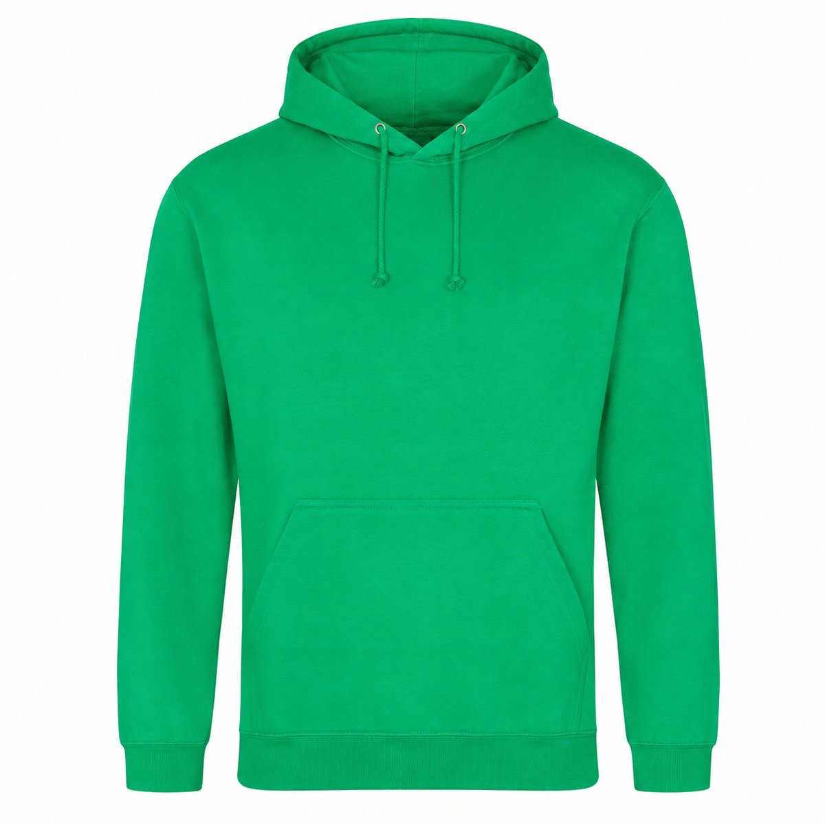 Hoodie Heren – Sweater met Capuchon – 80% Katoen – – 3XL Heldergroen