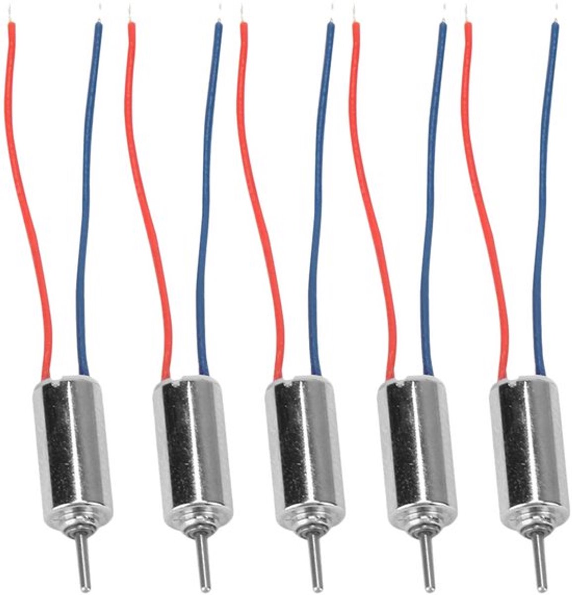 Dailygoods - Miniatuur Motor - 5 Stuks - Compact en Krachtig - 4 mm x