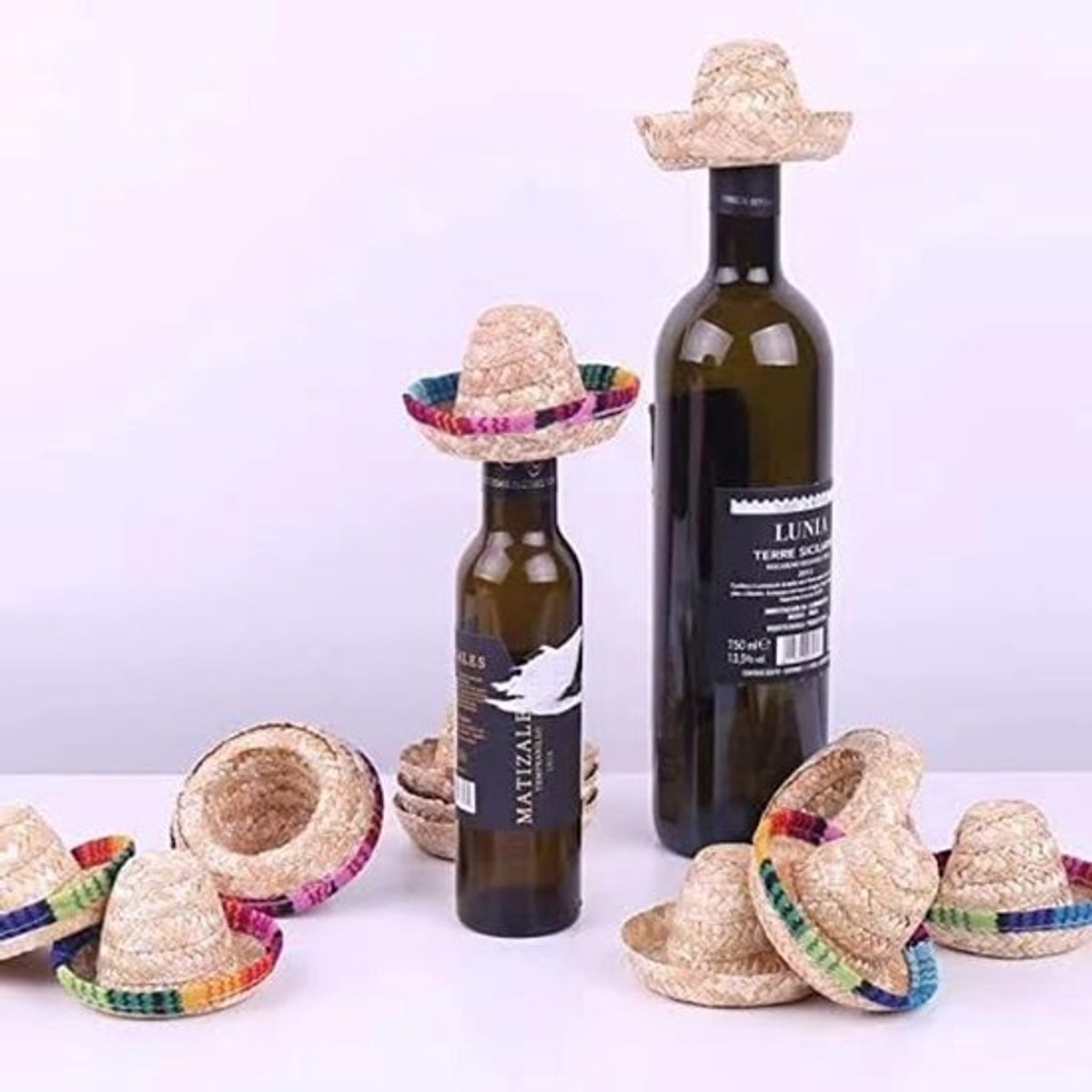 Store_8 - Mini-strohoeden - Decoratieve Mini-sombrero's - Feestelijke