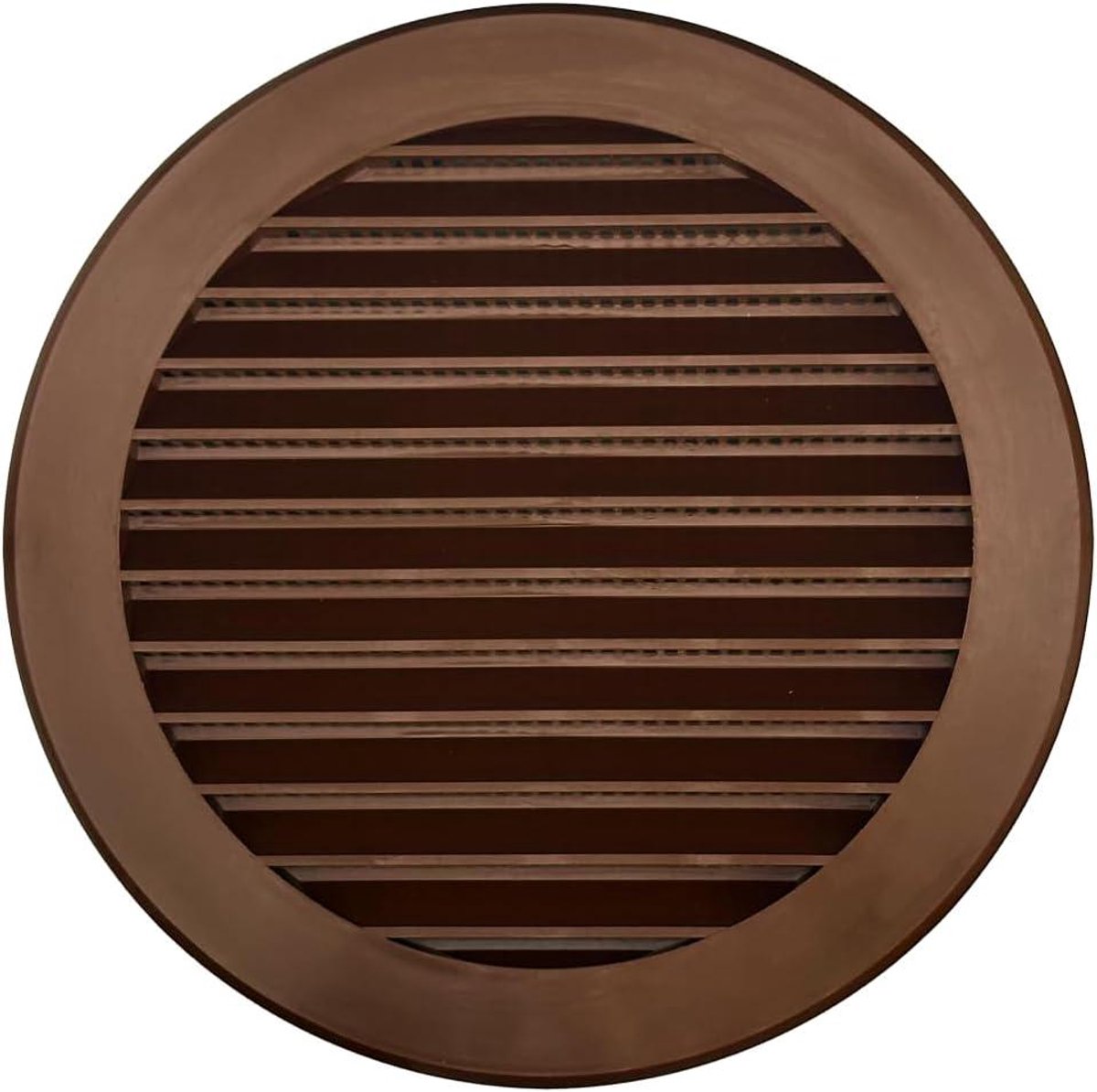 Ventilatierooster - Afvoerluchtrooster - Ventilatie - Insectenbescherming - Ø 125 mm - Bruin