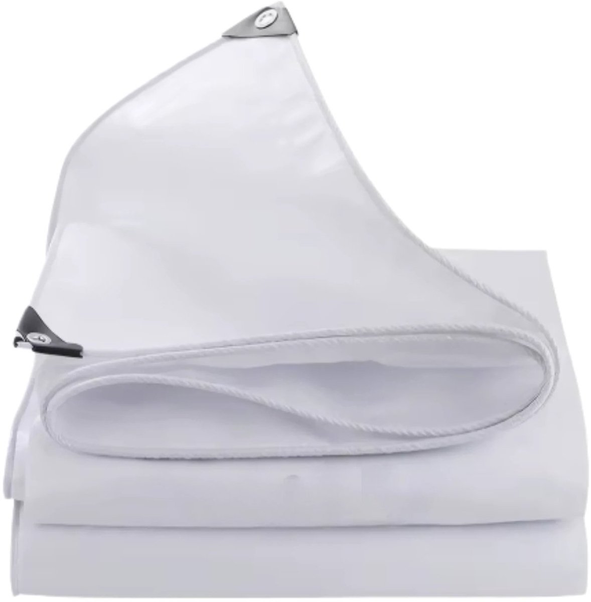 Dekzeil 400x600cm Wit - Waterdicht en Weerbestendig, Hout en 180g/m² PE - Voor Tuinmeubelen, Zwembad, Hout en Auto