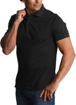 Undiemeister Polo Shirt Heren - Anti-kreuk - ECOCELL™ Lyocell - Volcano Ash (Zwart) - Maat XL