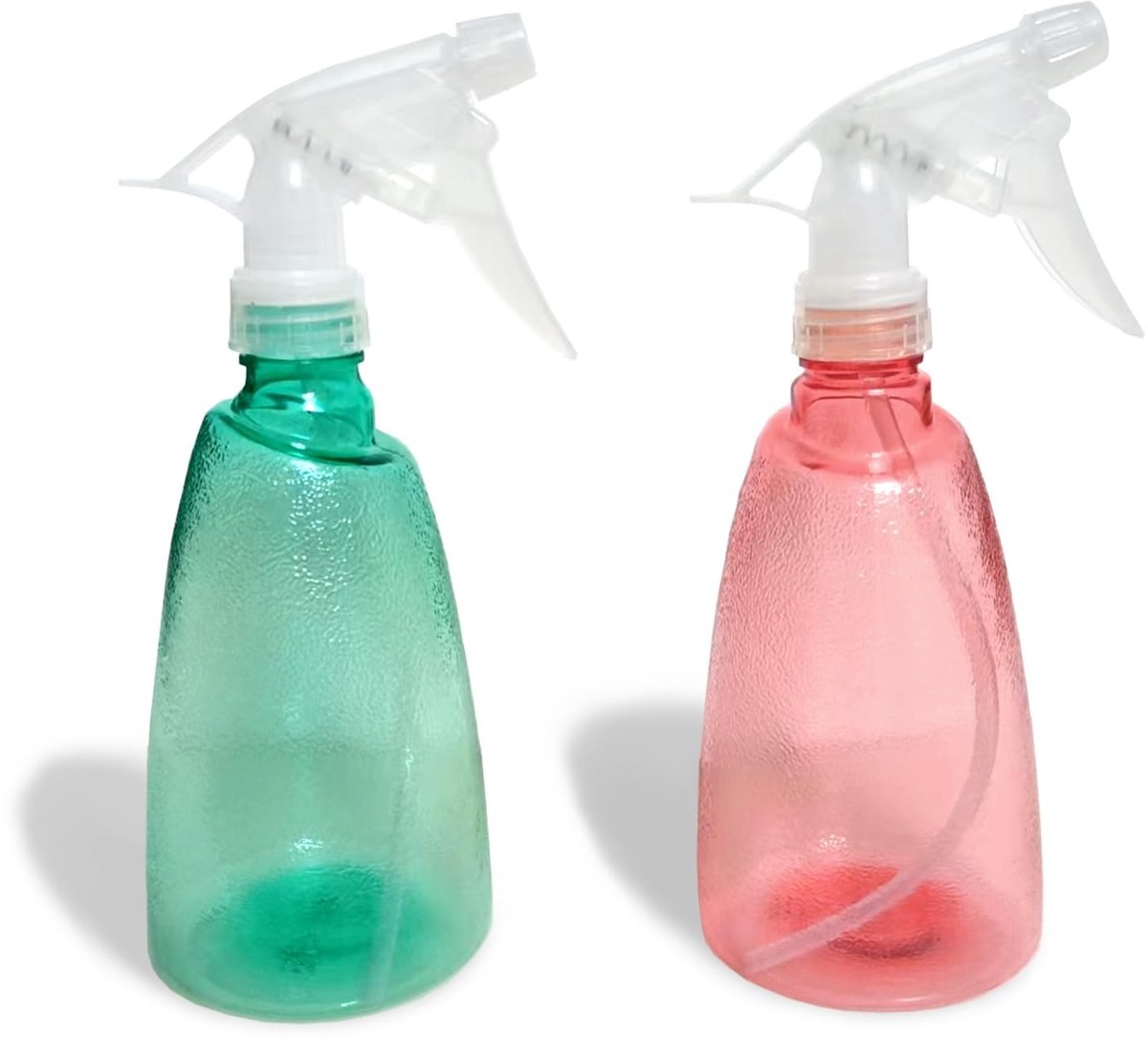 Dailygoods- Spuitfles 500ML - 2-pack - Kunststof - Leeg - Voedselveilig - Transparant ontwerp - Sprayfles