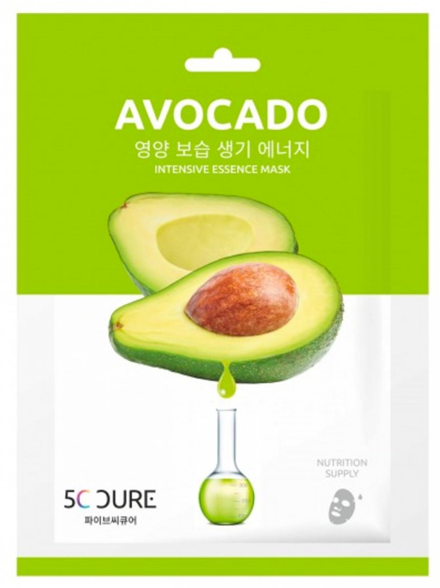 Jkosmec 5C Cure Essence Intensive Stoffen Masker Avocado 25 ml