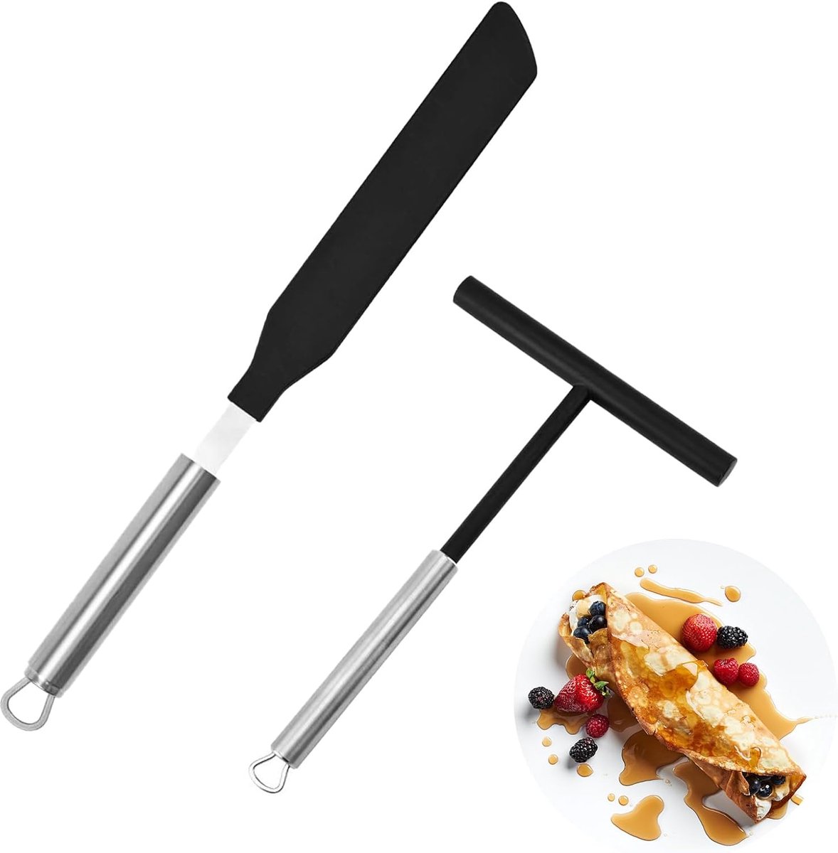 2 Delig, Pannenkoekenverdeler, Pannenkoeken, Verdeler voor Pannenkoeken