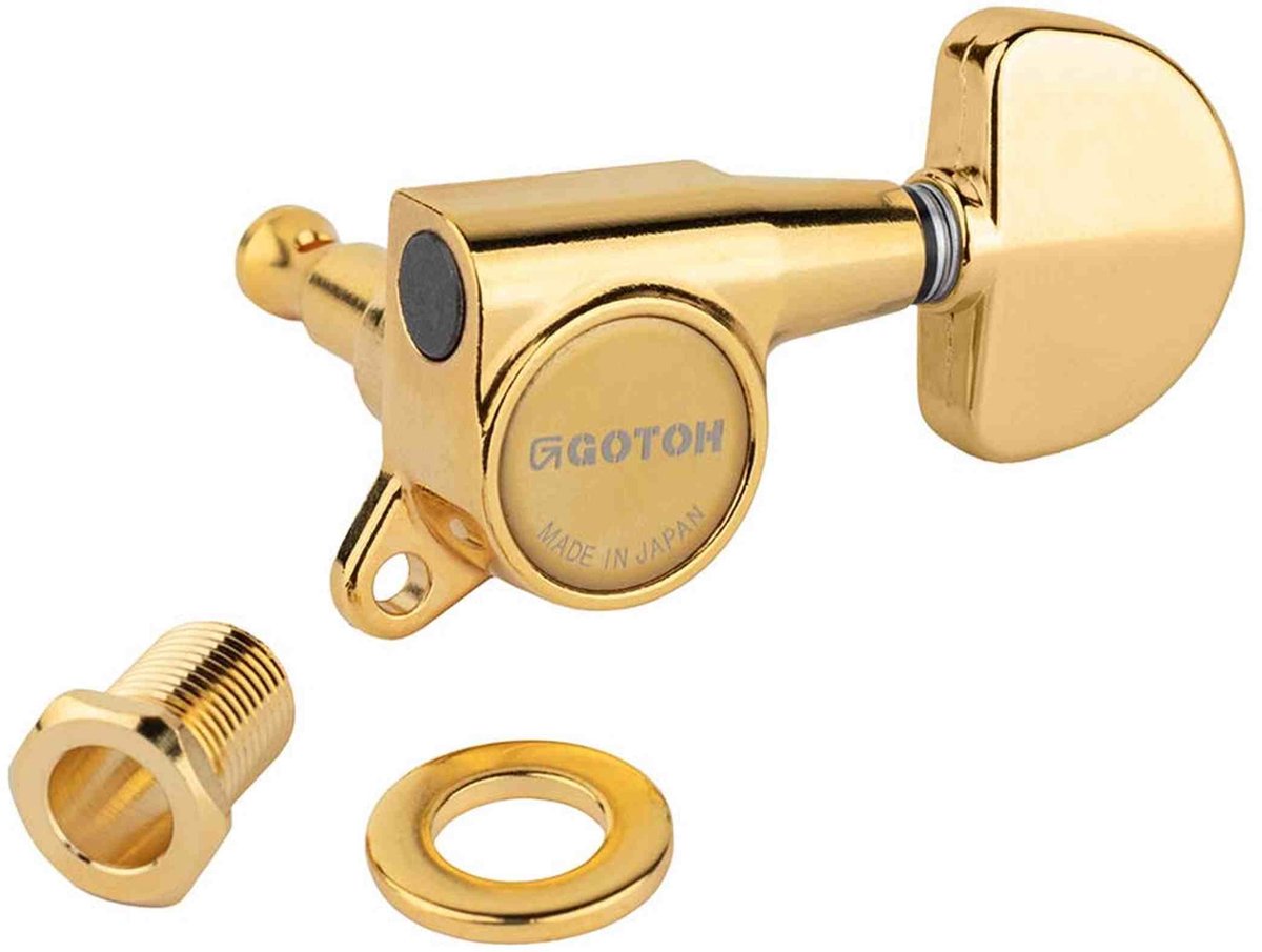 Gotoh GTH13849 SG381 stemmechanieken met 20 knoppen, 3L3R, goud