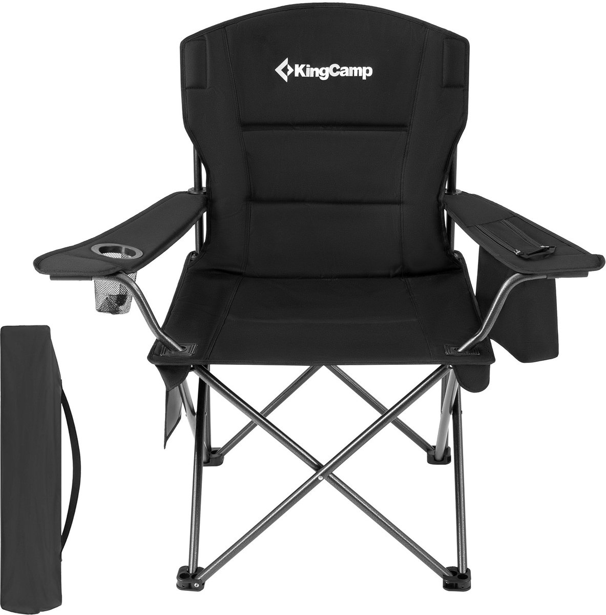 Campingstoel Oakdale Klapstoel XL - Strandklapstoel koeltas 136 kg