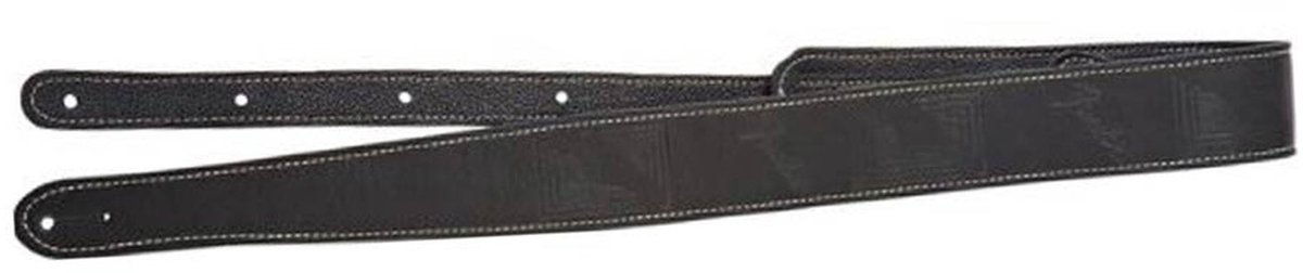 Fender 990681006 gitaarriem, 'Monogrammed Leather', zwart