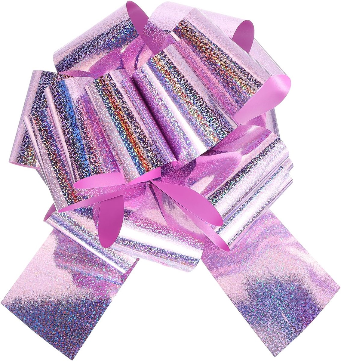 45,7 cm (45,7 cm), grote grote glitterstrik, metallic autostrikken, lint voor bruiloftsgeschenken, cadeau voor Kerstmis, roségoud