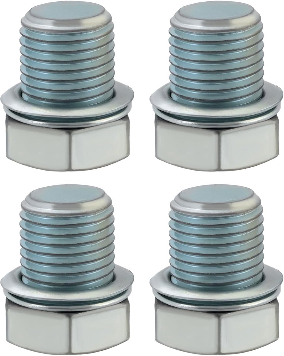4 STKS M10 Kettingzaag Decompressie Klep Blanking Plug 11220252200 Compatibel met Stihl Compatibel met Husqvarna