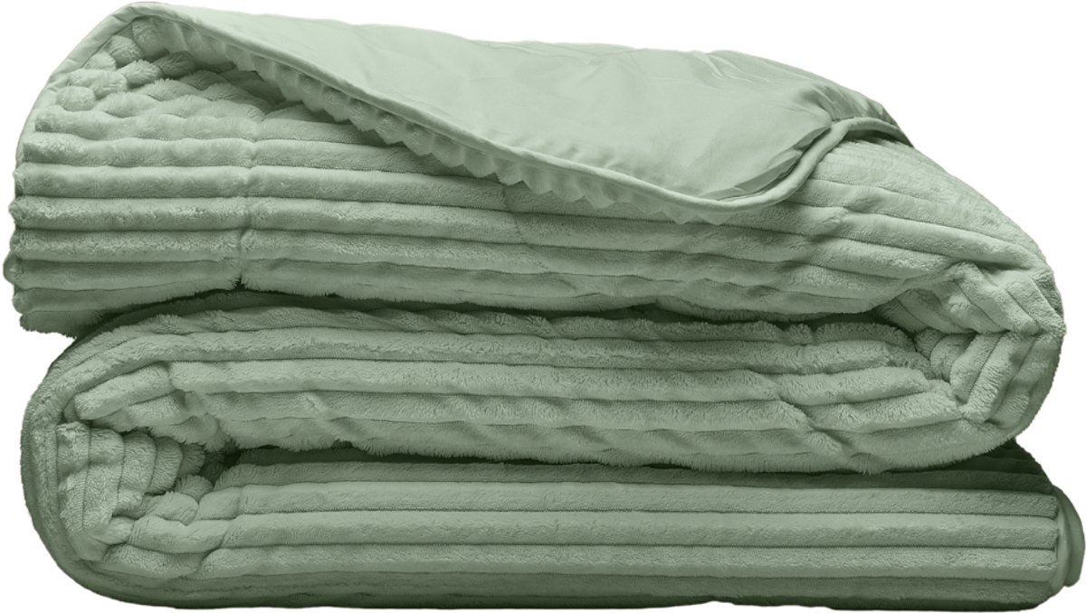 Zelesta Special Teddy Groove Dekbed - Groen 160x220cm Green