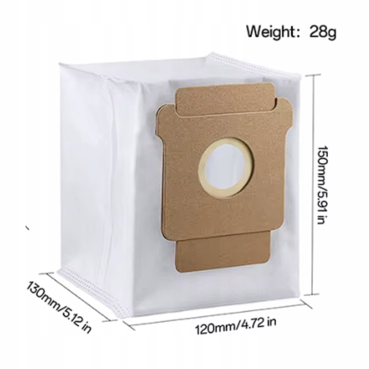 AreoSe - Stofzuigerzakken voor iRobot Roomba Combo 104 105 405 505 705 Essential - 5 stuks