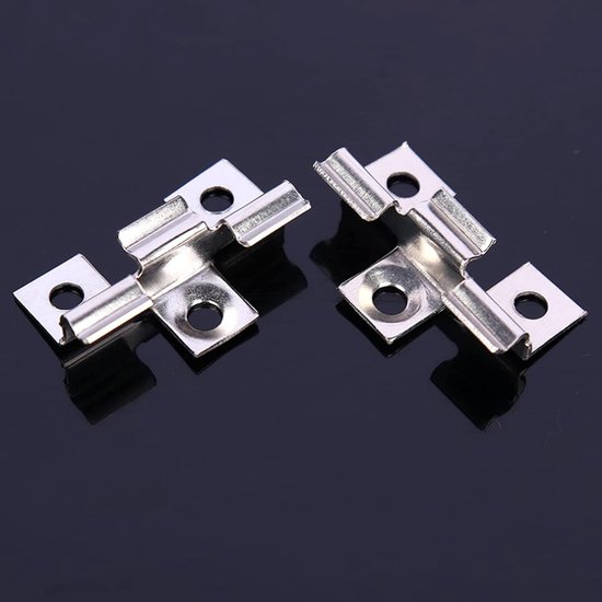 Clips 100 stuks, terrasclips, WPC planken bevestigingsclips 6,5 mm roestvrij stalen bevestigingsclips (8,5 mm) — afbeelding 5