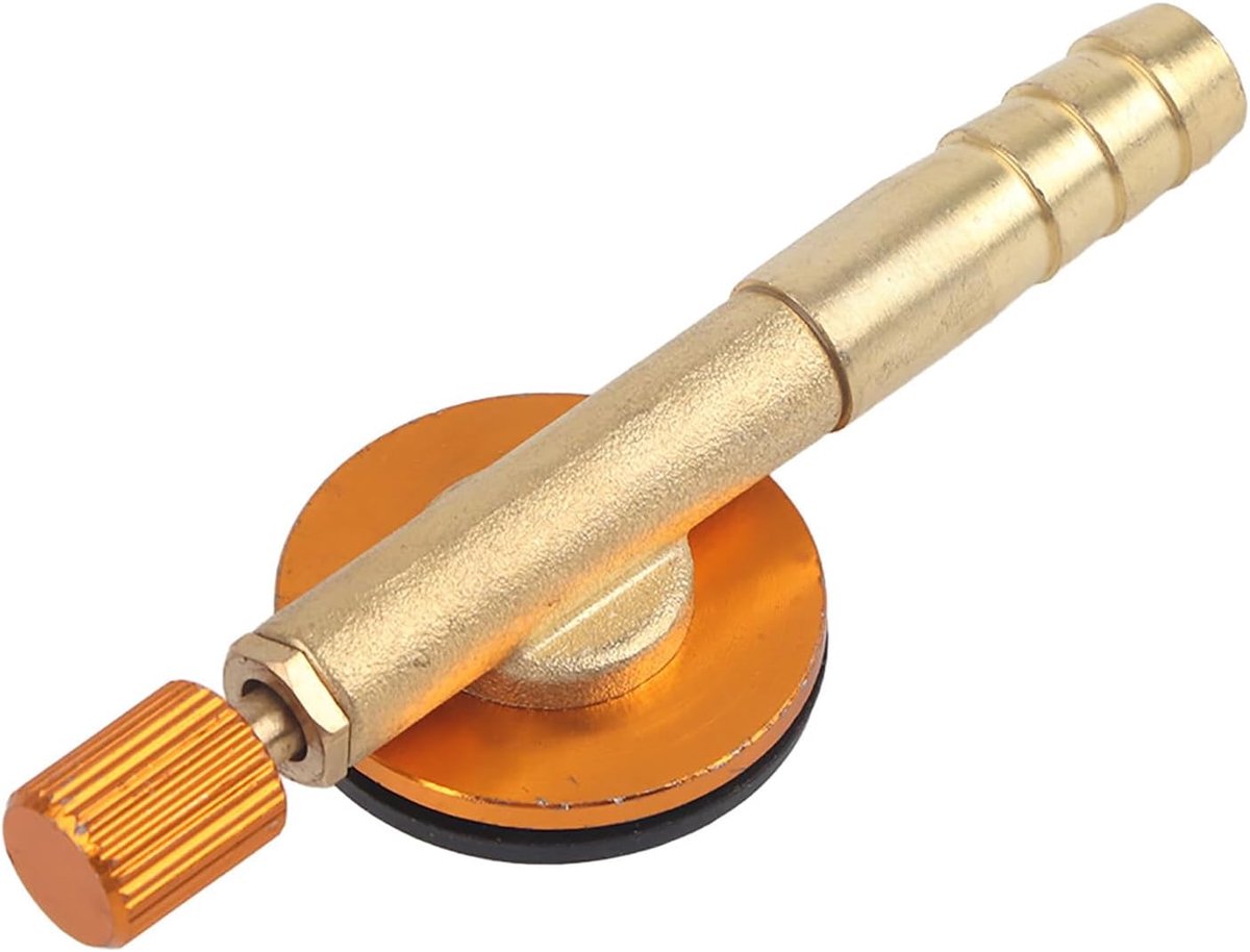 Ventieldoppen, universele adapter voor outdoor, camping, fiets, gas-navulling, veiligheidsfornuis, fietsventiel, converter, luchtpomp, adapter (rood)