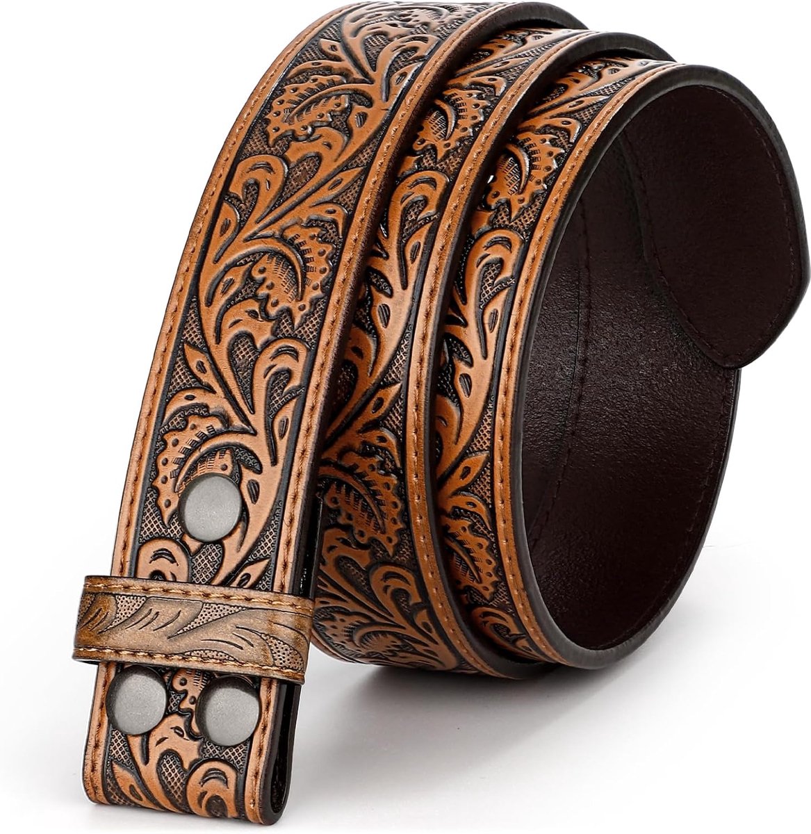Westerse Lederen Riem Voor Mannen Vrouwen Cowboy Cowgirl Lederen Heren Riemen Voor Jeans Verjaardag Kerst Riem Geschenken