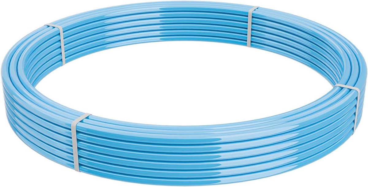 Pneumatische 4mm x 2.5mm 10 Meters Blauwe Kleur PU Pneumatische Luchtbuizenstelsel Pijpslang voor Luchtlijn of Vloeibare Overdracht