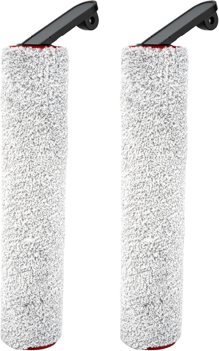 (2 stuks) Vervangende Borstelrollen Compatibel voor Dreametech H12 Pro Draadloze nat- en Droogstofzuiger, Vervangende Onderdelen Accessoirekit, 2 Borstelrollen