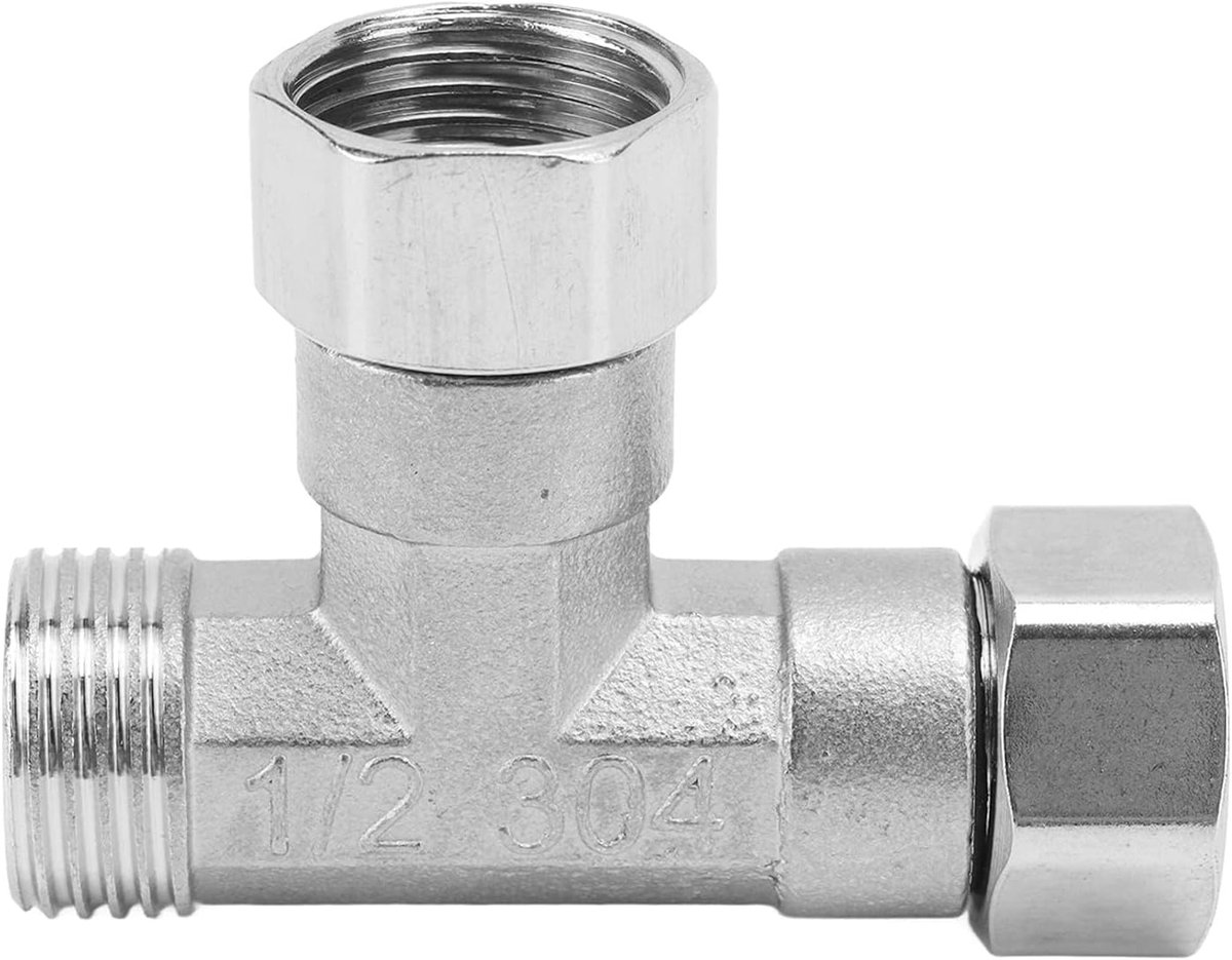 Verbinder voor Luft, Gas, Water, Metalen Buisverbinding met 2 Binnendraden, Industriële Leidingkoppeling