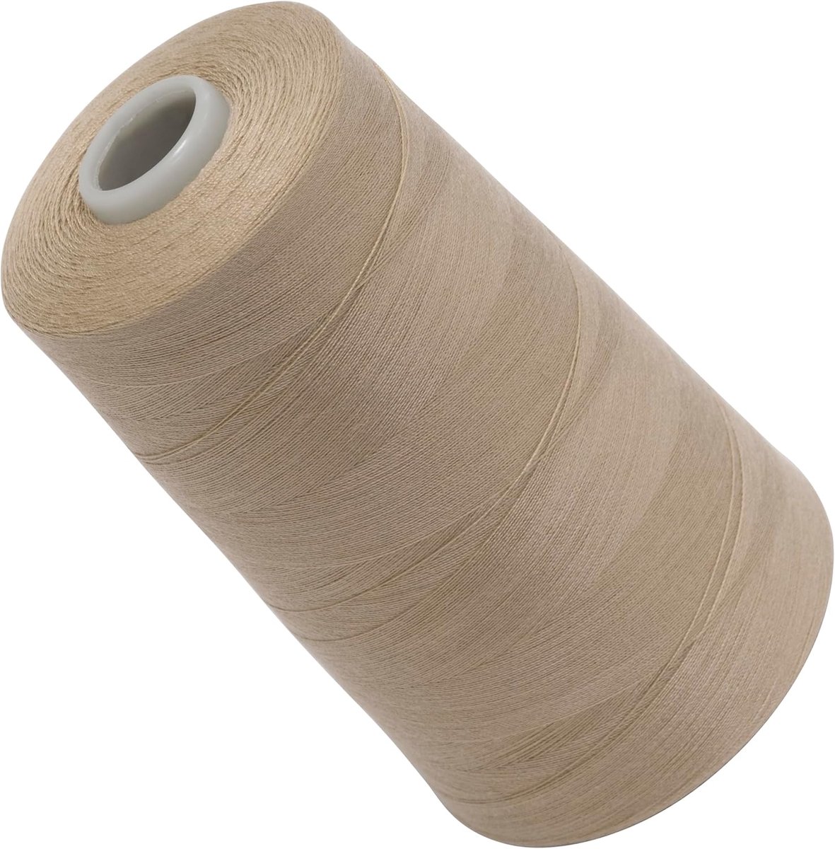 - C72872 - naaigarenconus 120 (40/2) 4000 m - van polyester - confectie, korte garen, garen, koord, naaien, kleding, draad - kleur beige - bruin - licht