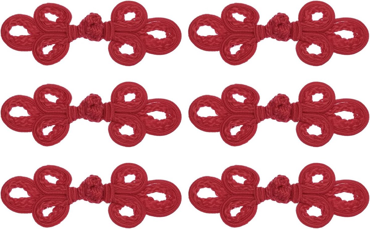 Knopen kikkersluiting rood paars knopen naaien clips om te naaien doe-het-zelf jassen cape trui jurk bruid
