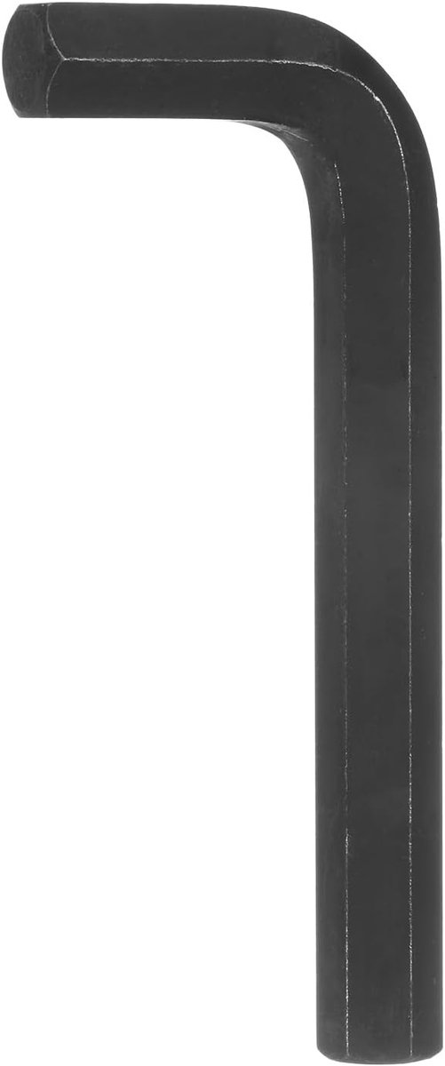 Metrische inbussleutel L-vorm 19 mm reparatiegereedschap chroom-vanadium-staal voor reparatie thuis, zwart