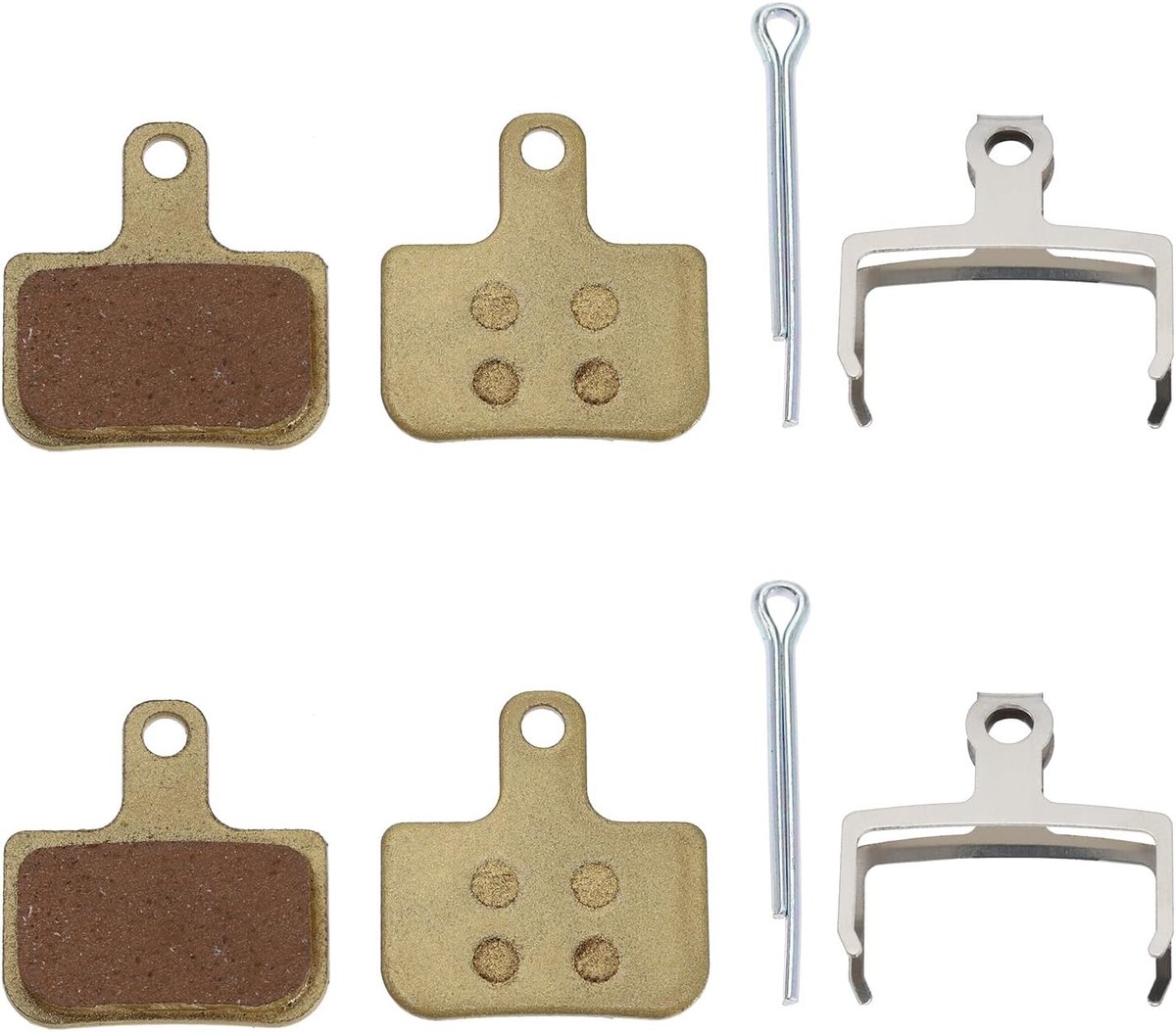 Lord of the Tools 2 paar fiets schijfremblokken vervanging compatibel met Sram Level T/Level TL/TLM B1 Compatibel met AVID Elixir fietsremblokken