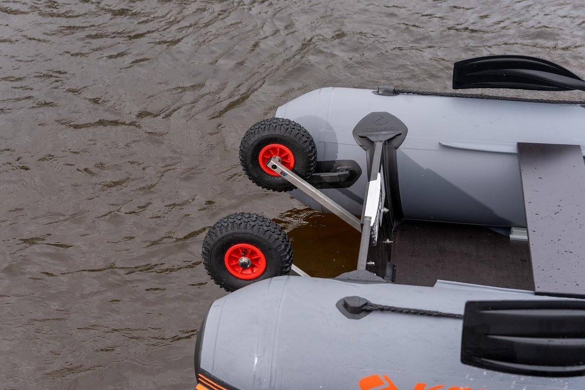 Slipreder voor Rubberboot, Bijboot wielen, Rubberboot wielen, Boot transom lancering Wiel, Roestvrij staal