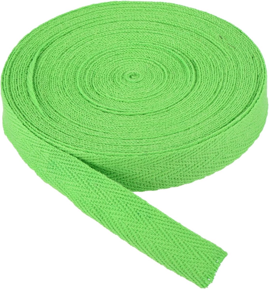Katoenen keperstof tape 15 mm (5/8 inch) 9 m (10 yards) katoenen lint biaisband visgraat singels trim voor naaien geschenkverpakking DIY bamboe groen