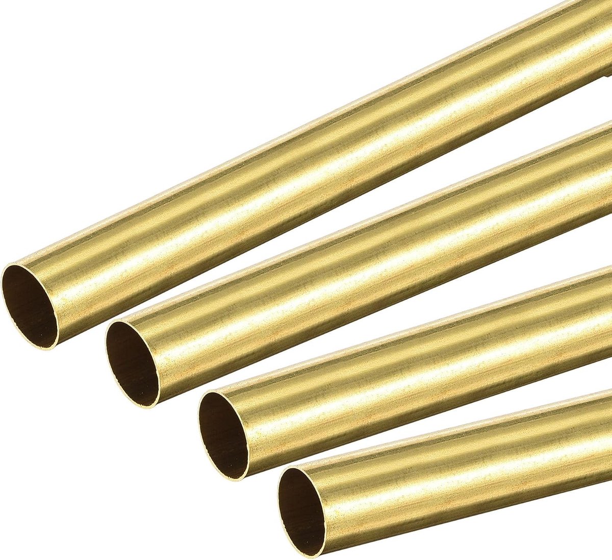 sourcing map 4 stuks messing ronde buis 8 mm buitendiameter 0,2 mm wanddikte 300 mm lengte buis