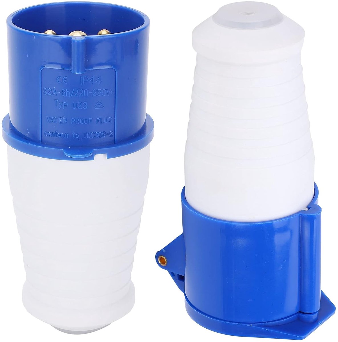Plug Connector, 2 Stks Industriële Plug Connector Set 3Pin 1Phase Explosiebestendig 32A 220250V