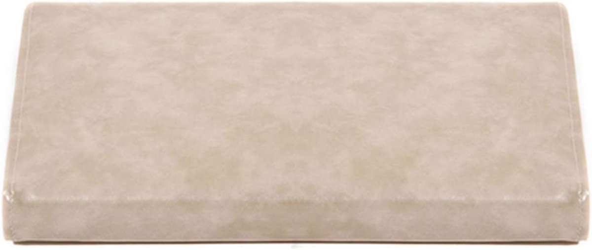 wangk leer Tuin Bank Kussen 2 of 3 zits Bench Mat Pad Patio Bench Pad ligstoel kussen Vervanging Matras Pad Indoor Outdoor, 5cm Dik-Beige 100 * 40 * 5cm (39x)