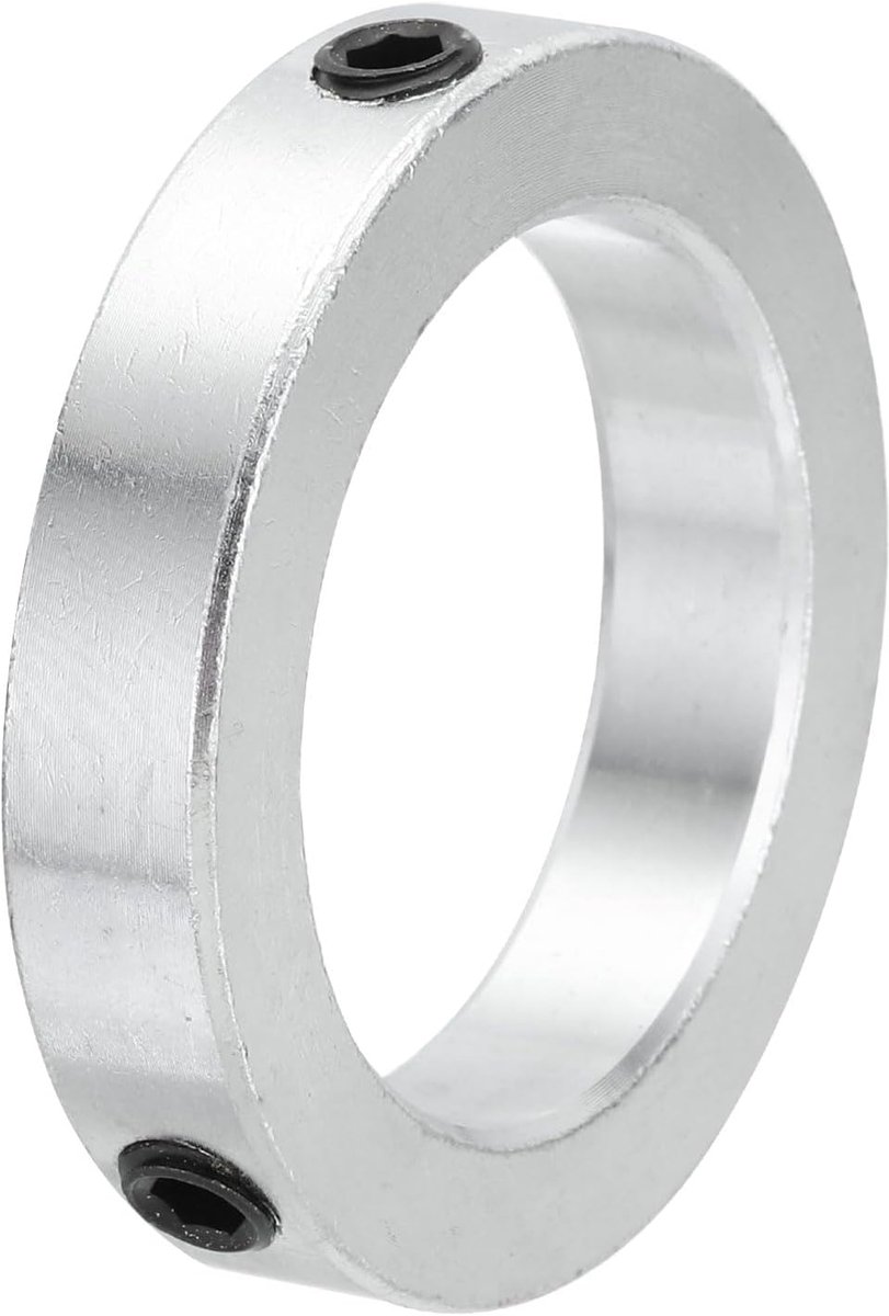 Golfring 5,4 cm boring verzinkt koolstofstaal klemring met schroefdraad zilver 1 stuk
