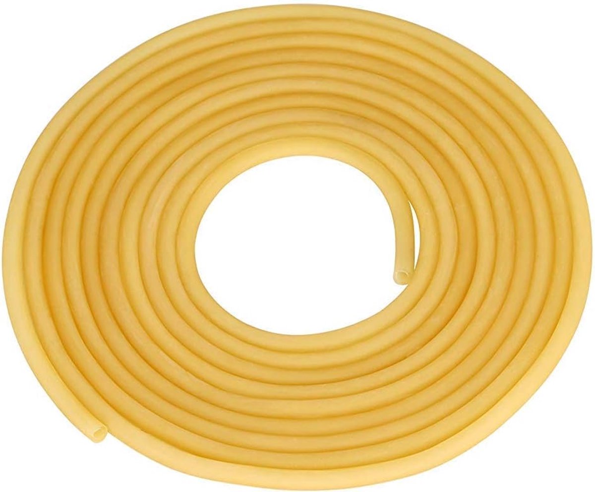 Buis van natuurlijk latex, flexibele rubberen slang, chirurgische buizen voor katapulten, slingertjes, elastische onderdelen, lengte 5 m, 8 x 12 mm (DI*DE), dikte 2 mm