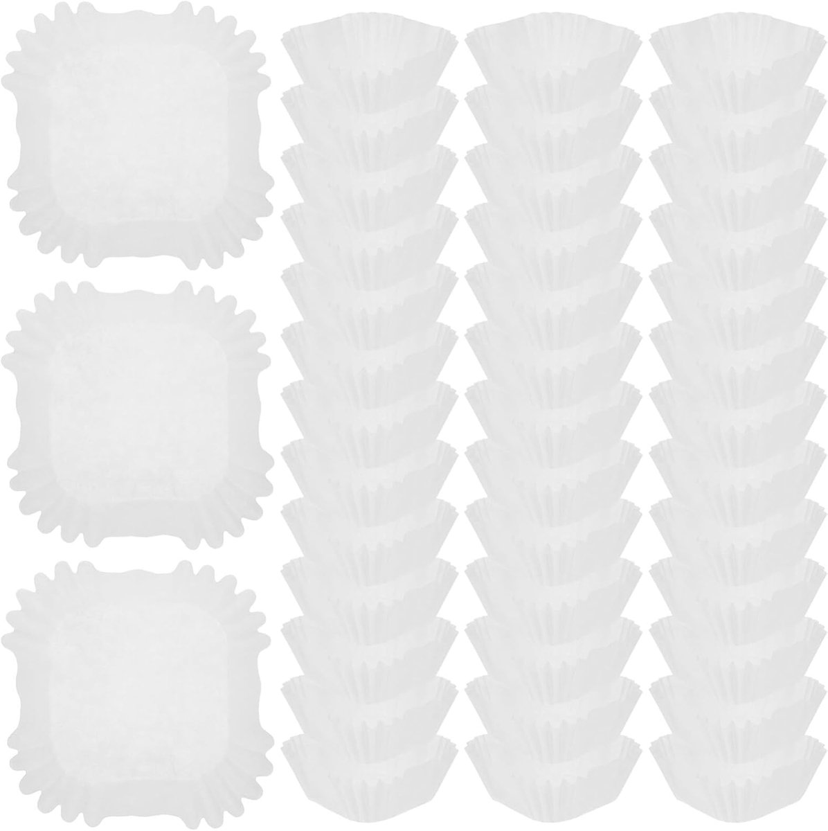 1000 stuks cupcake-vormpjes, papieren vormpjes, maan, taartvormpjes voor muffins, cupcakes, feestdecoraties