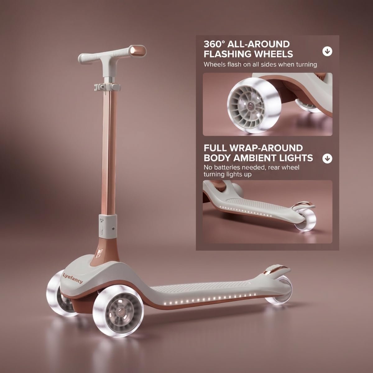 Scooter met 3 wielen voor kinderen 3-14 jaar - verstelbaar stuur - maximaal 100 kg - begeleidt de groei - ShopVlot