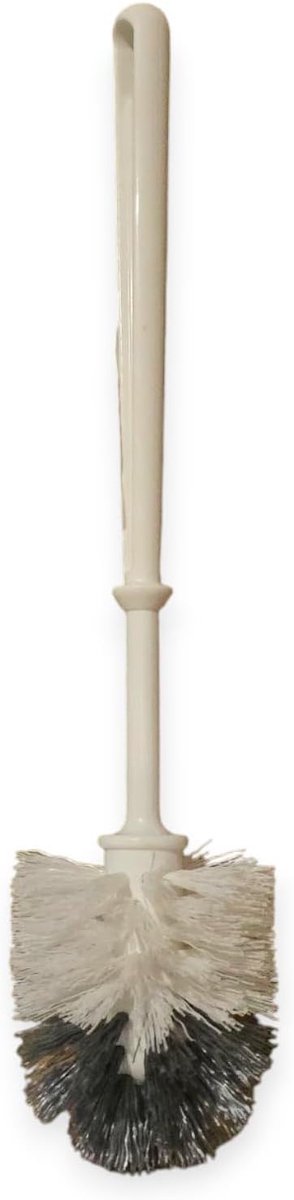 SnelShoppen - Classic Badborstel - Badborstel zonder standaard, gemakkelijk op te bergen, dagelijks gebruik, 33.5 cm, minimalistisch design, wit
