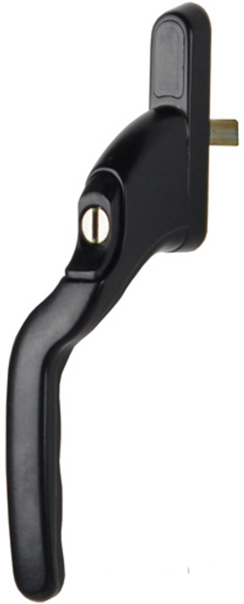 Winlock Raamkruk met Cilinder 0142 - Stift 8x40 - Zwart - Links